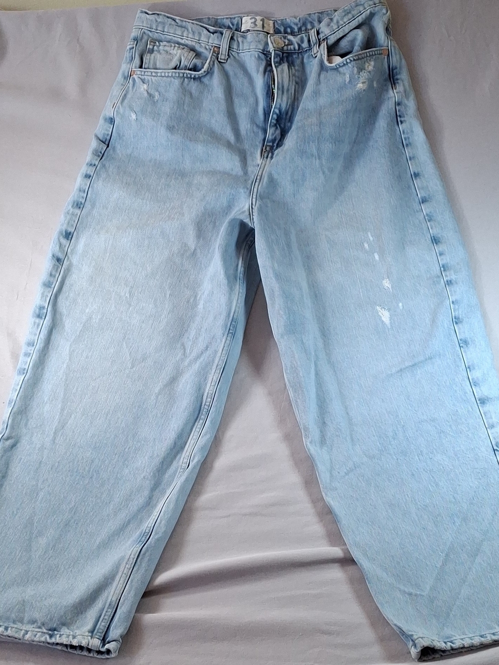 We The Free Light Blue Relaxed Boyfriend Jeans